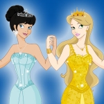 Kawaii Look: Miss Blue Sapphire vs Miss Gold Diamond