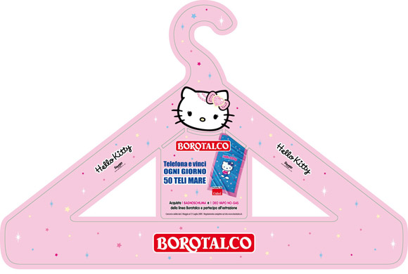 Hello Kitty Borotalco Deodorante Clotheshangers Gruccia Guerrilla