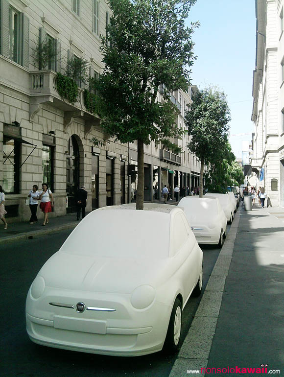 Per fare un albero - Fiat 500 via Montenapoleone, Milano