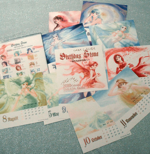 Akemi Takada, Creamy, anime, manga, fancy lala, madoka, orange road, Autographed, Calendar, 2010 