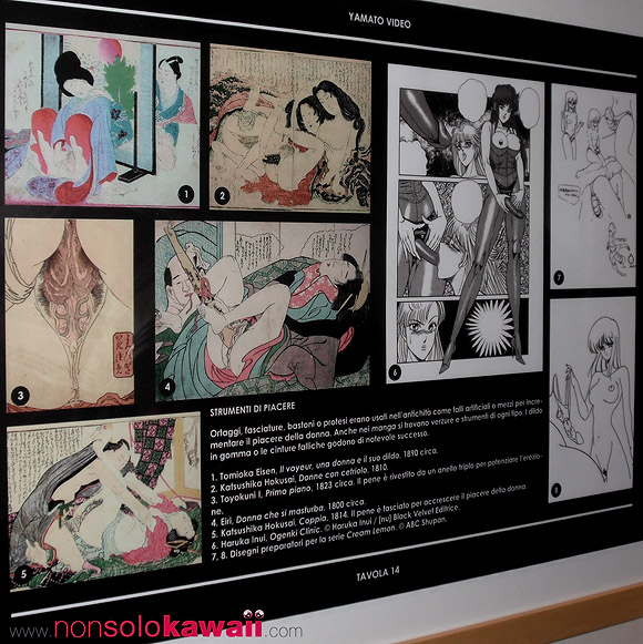 shunga, manga, mostra, exhibition, yamato video, fondazione mazzotta, comic, erotic, hentai, erotico, fumetto