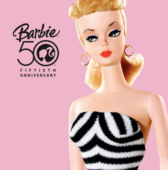 Barbie 50th anniversary - 1959 Bathing Suit Barbie Doll - 50th Anniversary