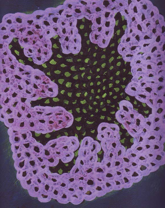 Yayoi Kusama, A Flower with Nets, Fiore con Reti, 1950 - 1963