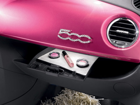 Barbie 50th anniversary - Fiat 500, fashion car / automobile