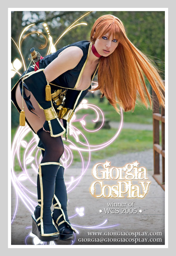 Giorgia Vecchini - Kasumi black version (Videogame: Dead or Alive 4)