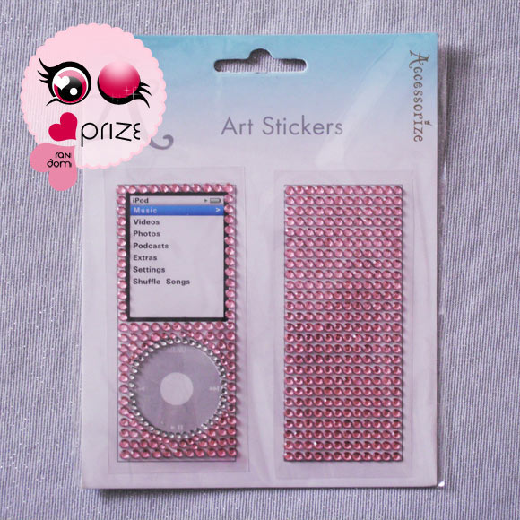 Accessorize - Skin sticker for iPod Nano with pink strass