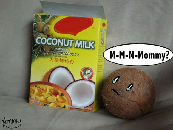 Aww...poor coconut, by Amelia Fox