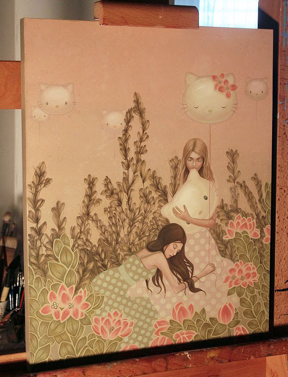 Melissa Haslam - work for The Hello Kitty 35th Anniversary show at Royal/T in Los Angeles, 2009