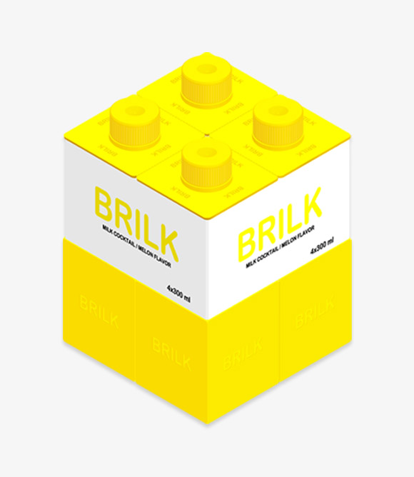 Hattamonkey - Brilk Package, milk - latte packaging
