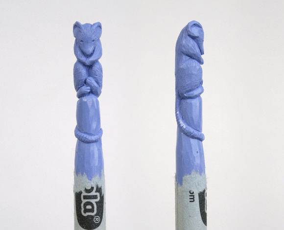 Diem Chau - Zodiac Sculptures on Crayons - Sculture Zodiacali su Pastelli a Cera