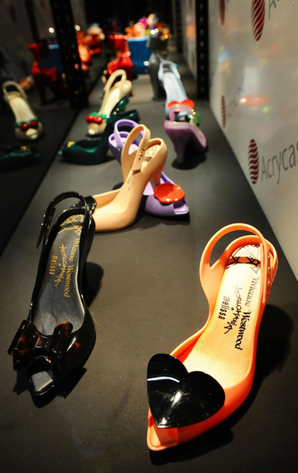 Vivienne Westwood Shoes: An Exhibition 1973- 2010, Selfridges Ultra Lounge, Melissa + Vivienne Westwood, Anglomania shoe collection