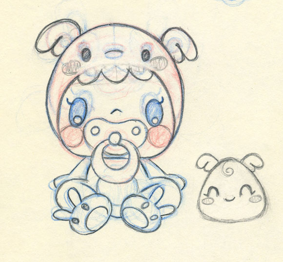 Charuca Baby, happy kawaii character, personaggi felici e kawaii