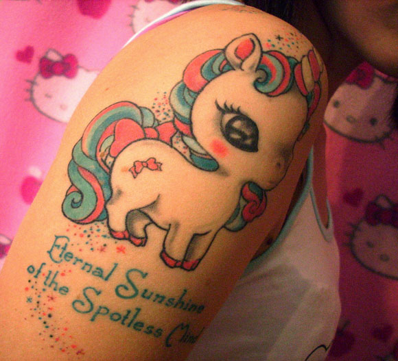 kawaii tattoo / tatuaggi kawaii / Unicorn Eternal Sunshine of the Spotless Mind