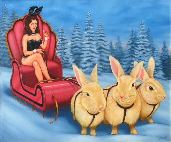 Playboy Redux ll - Isabel Samaras - The Snow Bunny, coniglietta kawaii