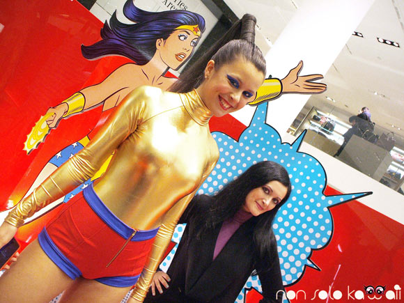 MAC Wonder Woman La Rinascente, Angela Chiappa e Wonder Woman girl