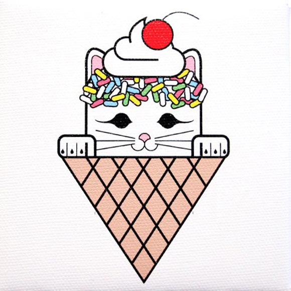 Plasticgod, Kittens & Ice Cream, gatti e gelato