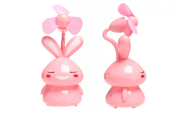 Irregular Choice - pink kawaii bunnt Fan Tastic, coniglietto ventilatore rosa