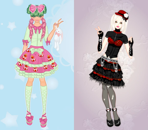 Rinmaru Games - Decololi Dress Up & Punk Lolita Dress Up