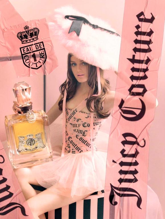 Juicy Couture Fragrance - Juicy Couture Original, adv by Tim Walker, model pink Lisa Cant