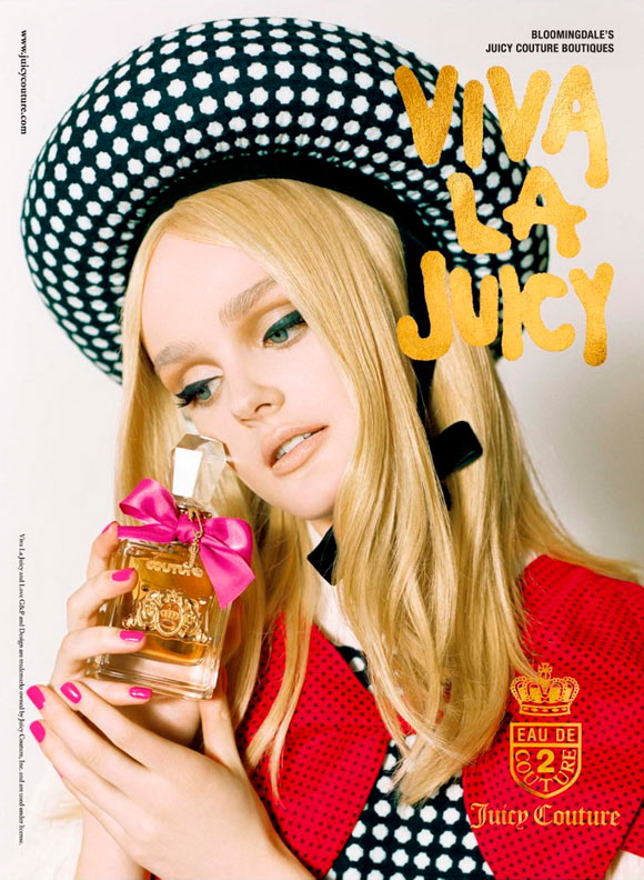 Juicy Couture Fragrance - Viva La Juicy, adv by Tim Walker, model doll Lisa Cant