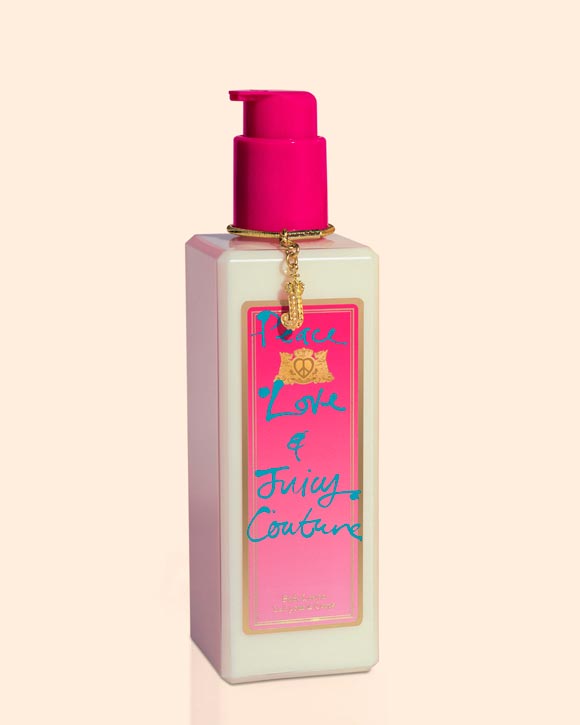 Juicy Couture Peace, Love & Juicy Couture Fragrance, kawaii packaging body lotion