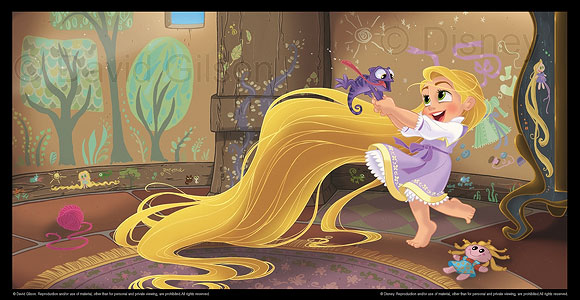 David Gilson - Rapunzel (Tangled), Toddler Book