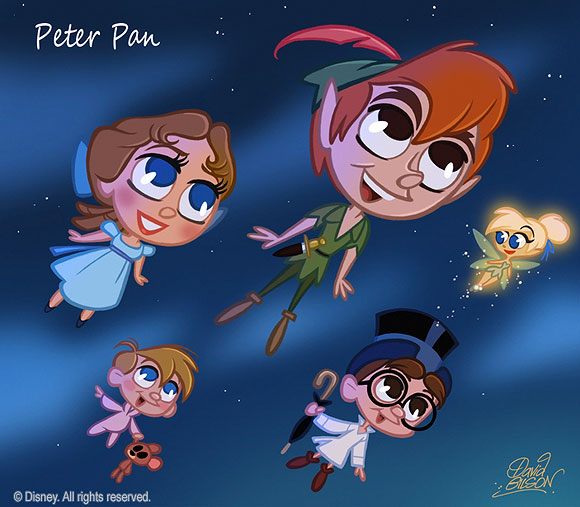 David Gilson - Peter Pan, Wendy, John and Michael