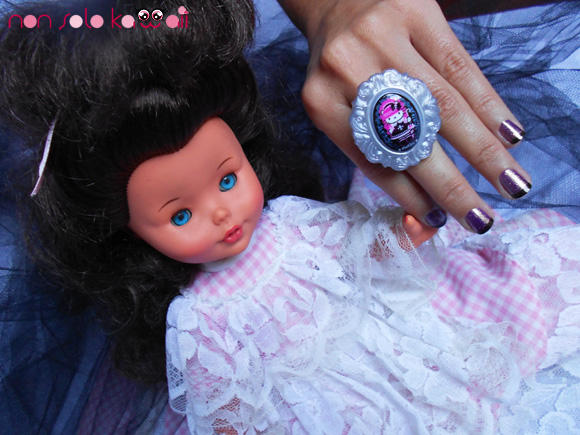 non solo Kawaii - Lead my Soul, Nails Orly Holiday Soireé Androgynie and Oui, pink doll with lace - bambola rosa con pizzo