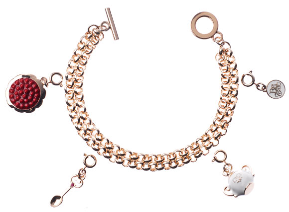 Chic Kawaii Look: Bon Ton, Be Chic - Tea Party Bracelet, braccialetto con charms