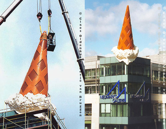 Claes Oldenburg - Dropped Cone