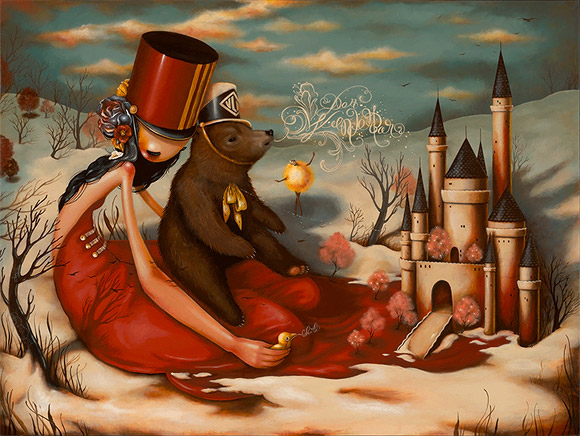 Brandi Milne, How Can I Shine Without You? - Before I Hide Away Show at Corey Helford Gallery
