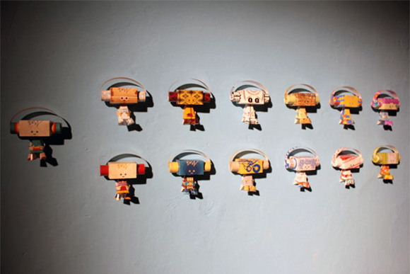 Paper toy by Kawaii Style aka Ivan Ricci at Paper in the Country