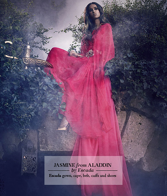 Once Upon A Dream... Harrods' Disney Princess, Jasmine from Aladdin by Escada