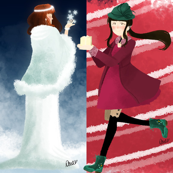 Snow Queen and Christmas Pixie, Annalisa Di Maggio Fashion Amusement
