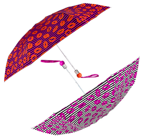 Marc by Marc Jacobs - Skinny Stripey Lips Umbrella