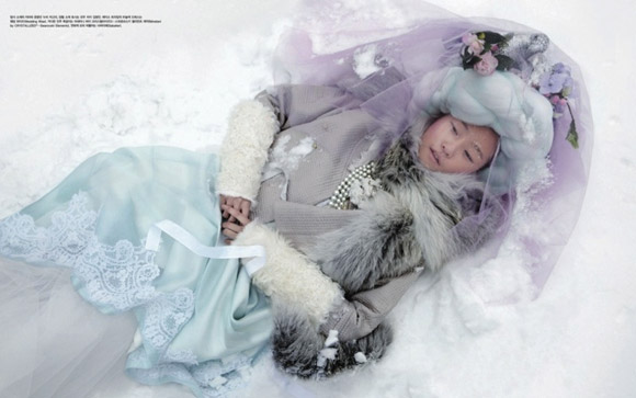 Kim Jung Han for Some Flower in Snow, Vogue Korea