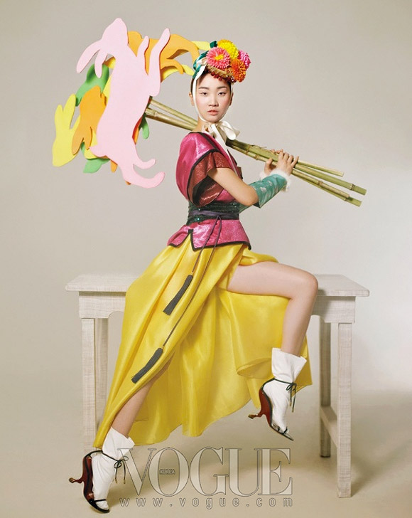 Lee Gun Ho for Happy Bunny Girl, Vogue Korea