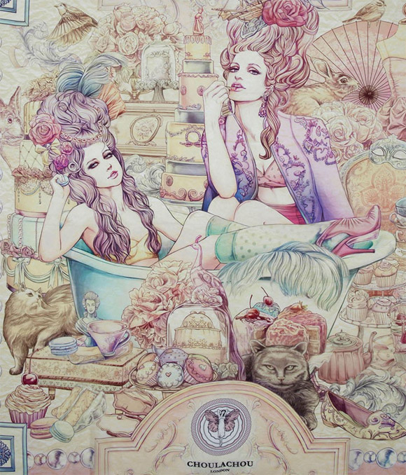 Choulachou London - Let Them Eat Cake, Marie Antoinette Collection, by Ise Ananphada