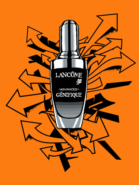 Lancôme - The Little Black Bottle, Advanced Génifique, art and beauty