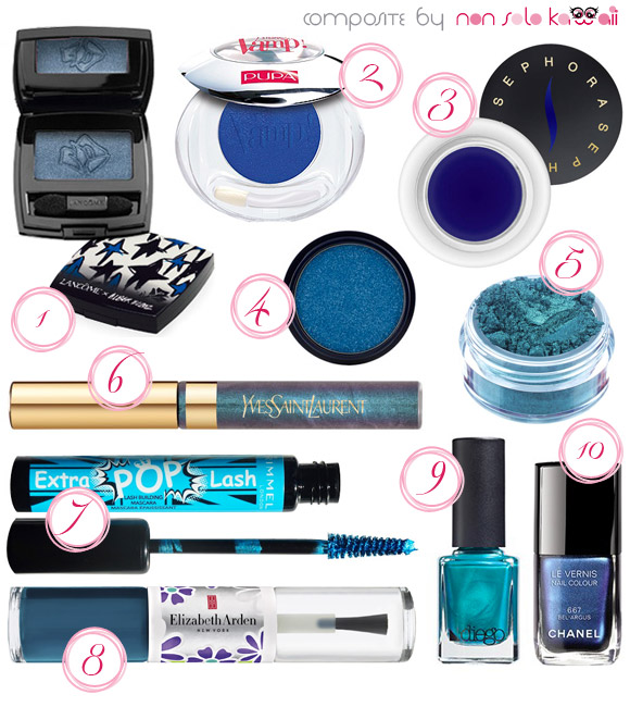 non solo Kawaii - Summer 2013 Beauty Color Trends, Aqua Blue