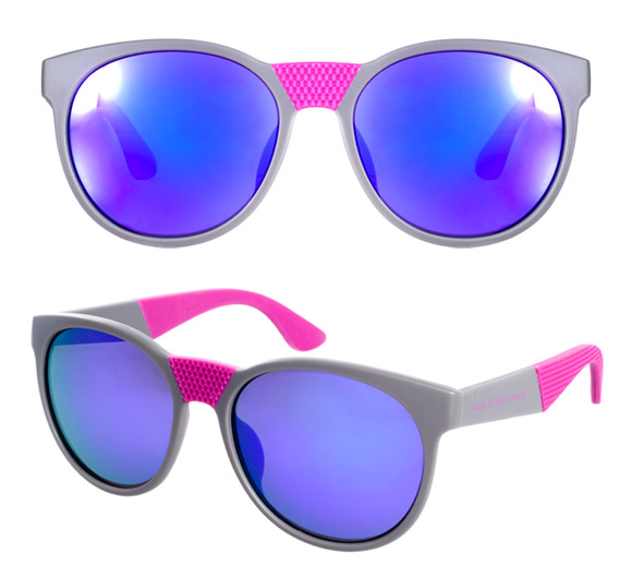 Marc By Marc Jacobs - Grey and Pink Round Sunglasses