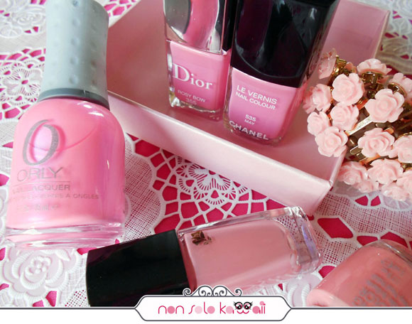 smalti rosa, pink nail polishes