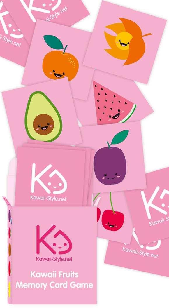Ivan Ricci aka kawaii-style - Kawaii Fruits Memory Card Game