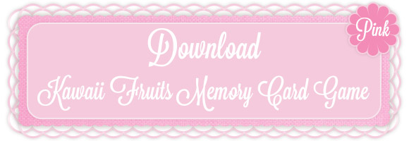 Ivan Ricci aka kawaii-style - Download Kawaii Fruits Memory Card Game