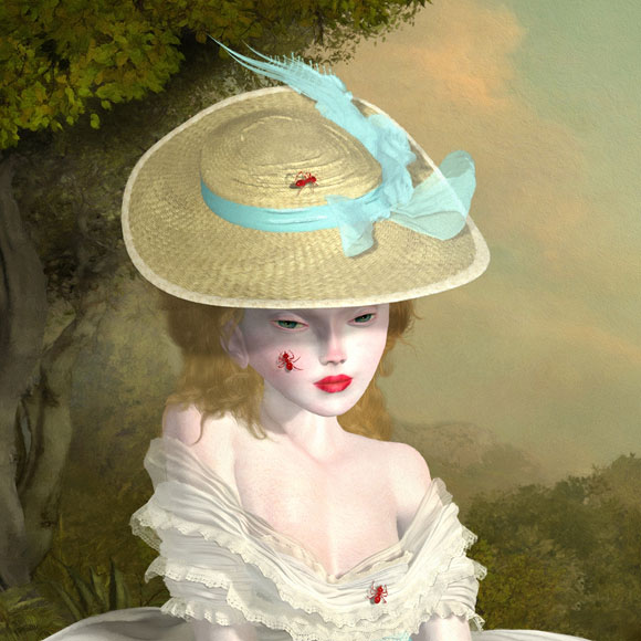 Ray Caesar, Bejeweled Study - The Trouble with Angels, Dorothy Circus Gallery