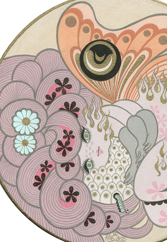 Junko Mizuno, Butterfly Eggs - The Cotton Candy Machine Gallery