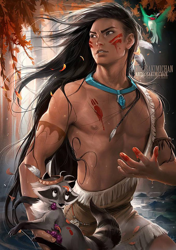 Sakimichan, Pocahontas [Disney - Pocahontas]