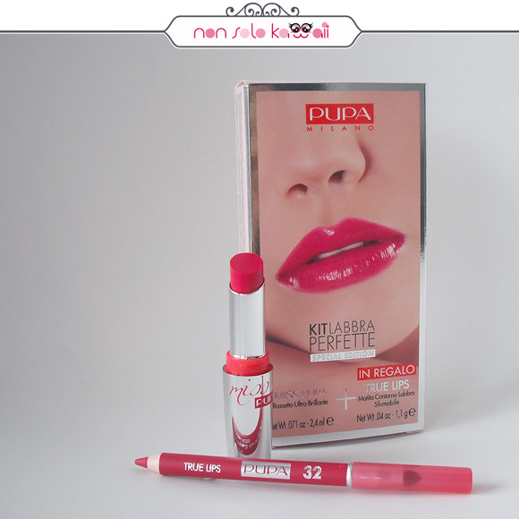 non solo Kawaii - Pupa Kit Labbra Perfette Miss Pupa 305 Sweet Plum + Matita True Lips 32