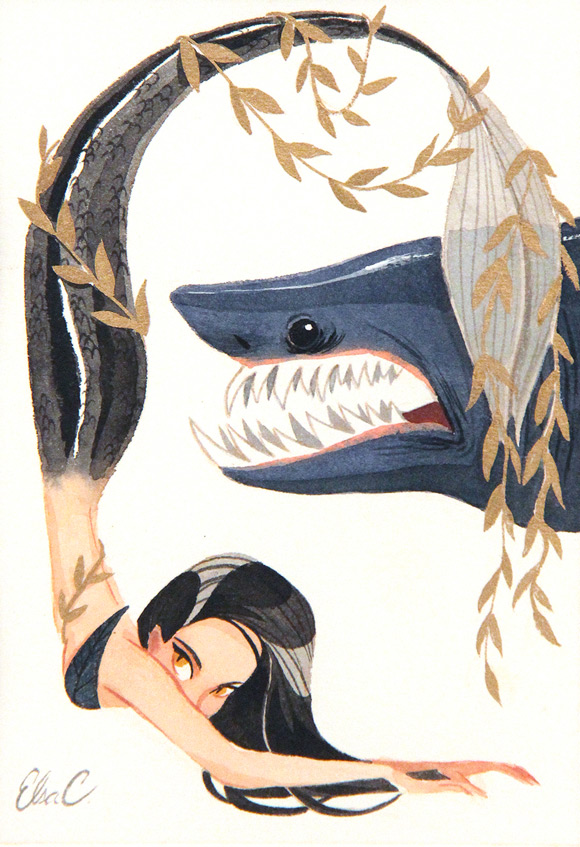 Elsa Chang, Shark - Splish Splash, Nucleus Gallery